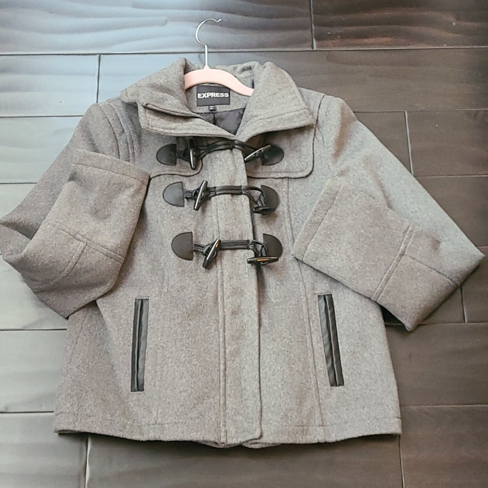 Express grey jacket,  brand new , never worn